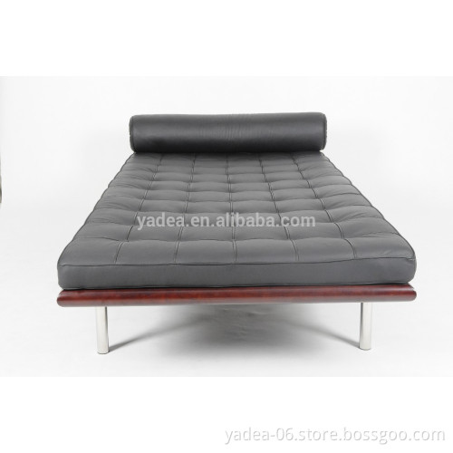 Mies van der rohe day bed indoor leather barcelona day bed for sale